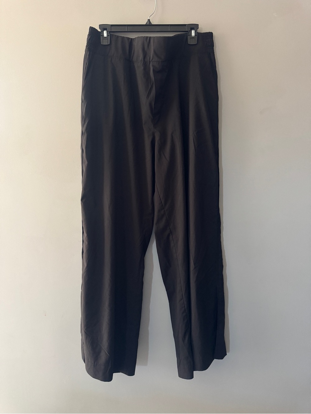 Old Navy | Black Stretch Casual Pants slit wide leg | XL